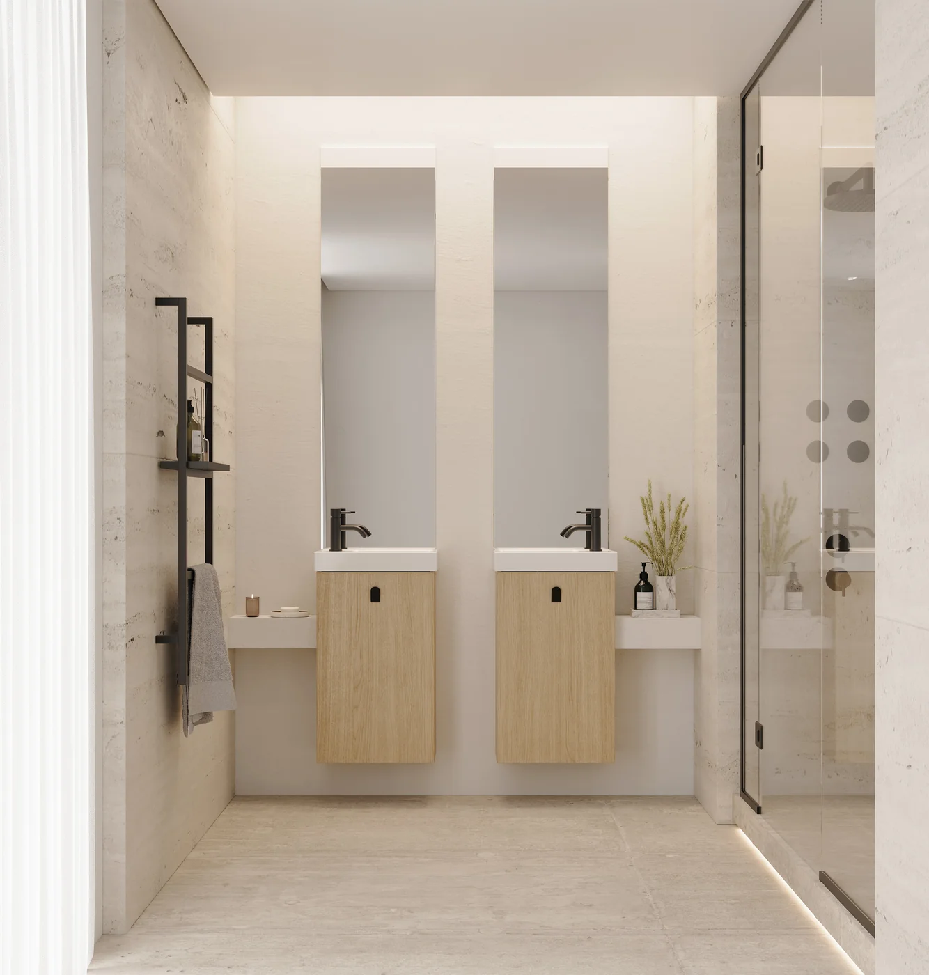 Móvel suspenso Banhoazis FIT 40x21 com lavatório