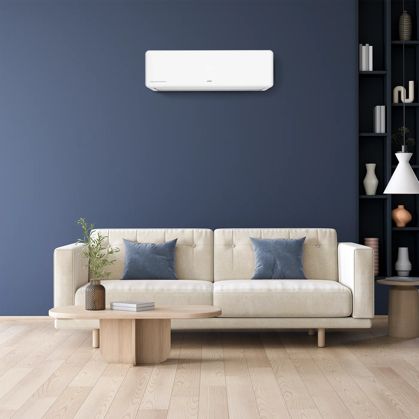 Ar condicionado HTW EON num ambiente doméstico